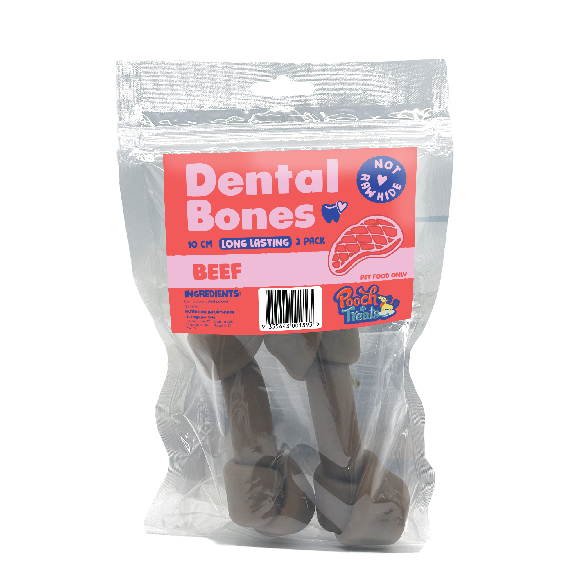 Non Rawhide Dental Bones - Beef