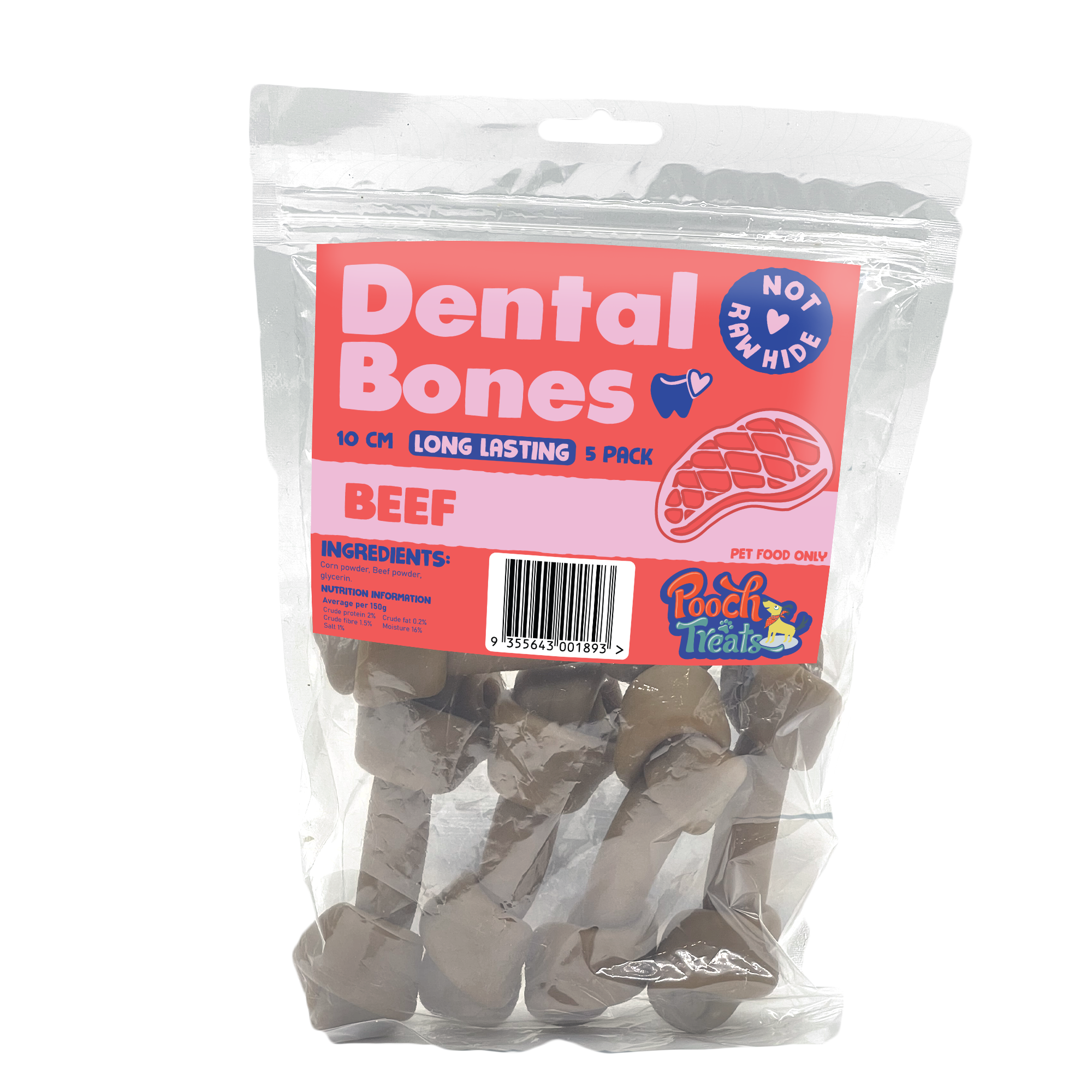 Non Rawhide Dental Bones - Beef