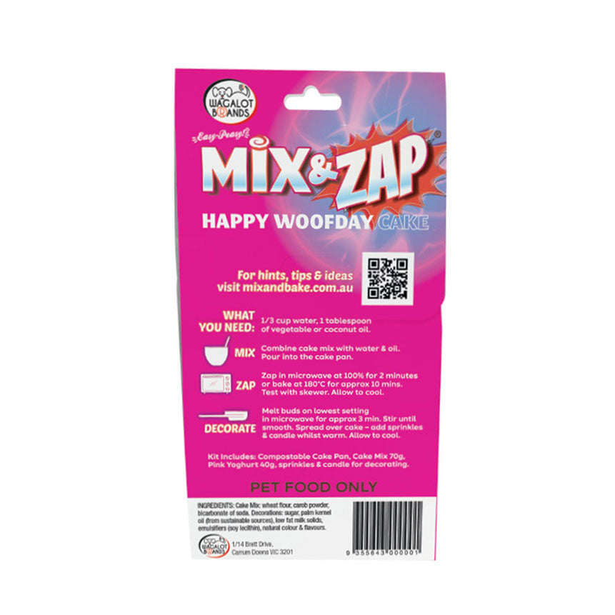 Cake Mix HAPPY WOOFDAY CAKE Kit - Pink