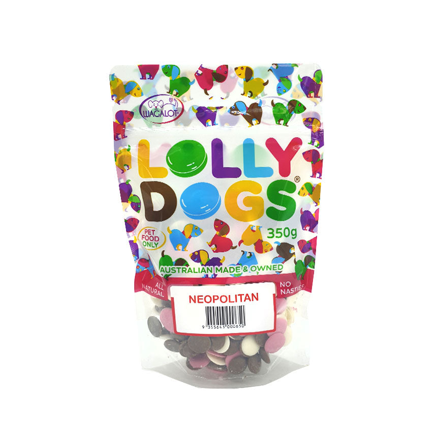 Lolly Dogs Neopolitan drops - 350g