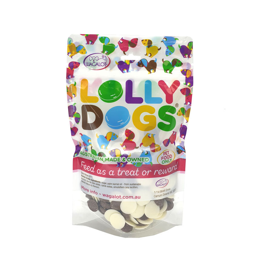 Lolly Dogs Carob & Vanilla drops - 350g