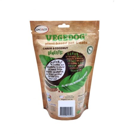 Vege Dog Cookies – Carob & Coconut – 250g