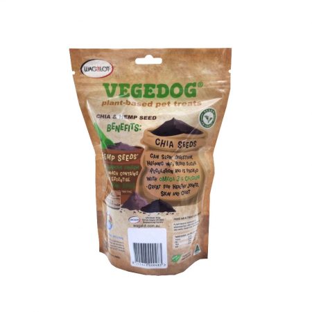 Vege Dog Cookies – Chia & Hemp – 250g