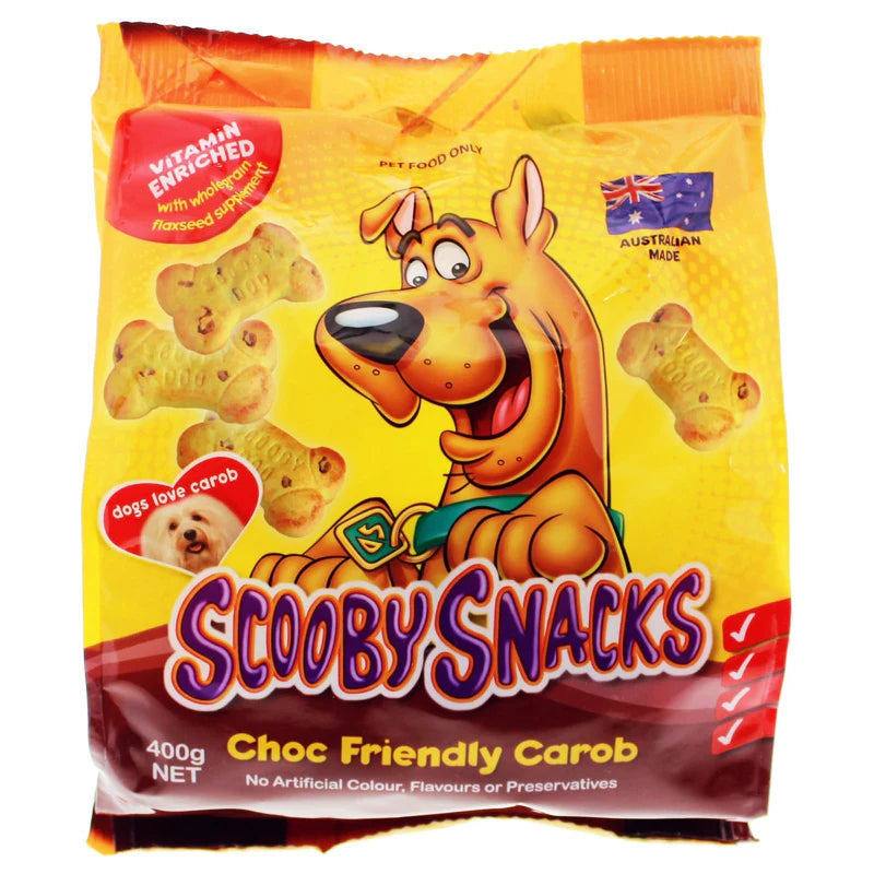 Scooby Snacks Carob Biscuits 400g – Pooch Treats